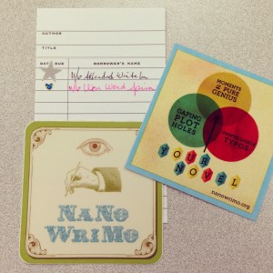 NaNo write-in goodies!
