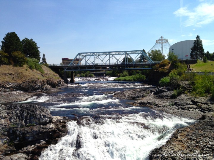 Another side of Spokane Falls.