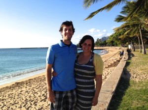 Andy Kaitlin on Pokai Bay Beach Pililaau