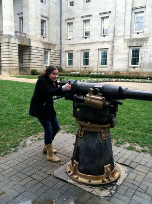 Kaitlin at the Capitol in Raleigh