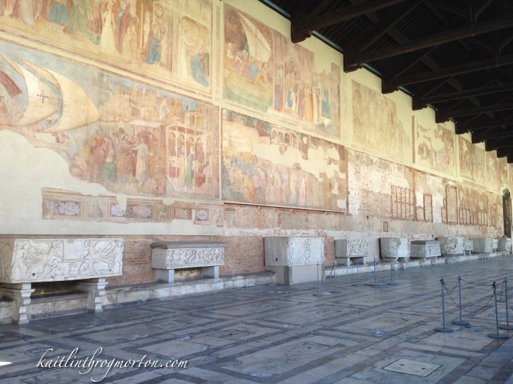Inside the Camposanto.