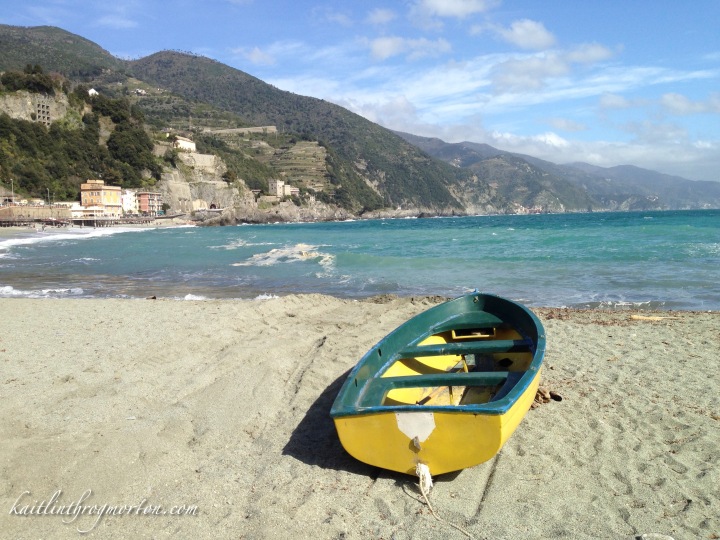 Boat on the Beach in Monterosso