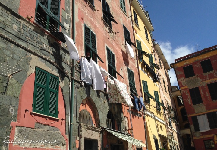 Clothes Out to Dry in Vernazza